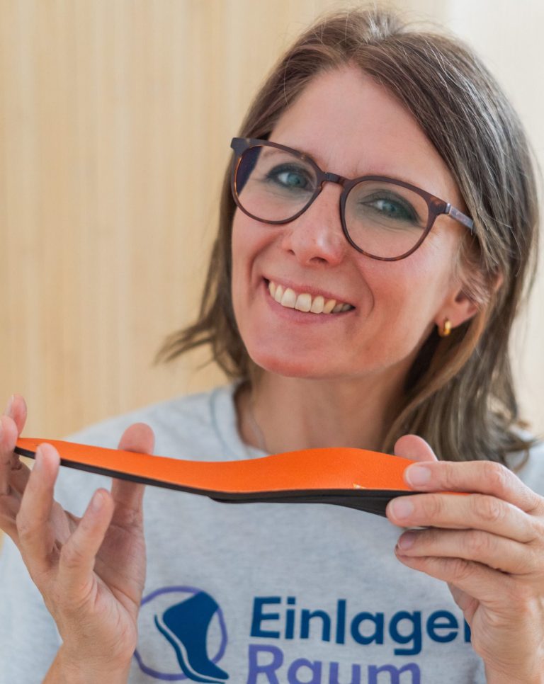 Foto der Inhaberin des Einlagenraums.